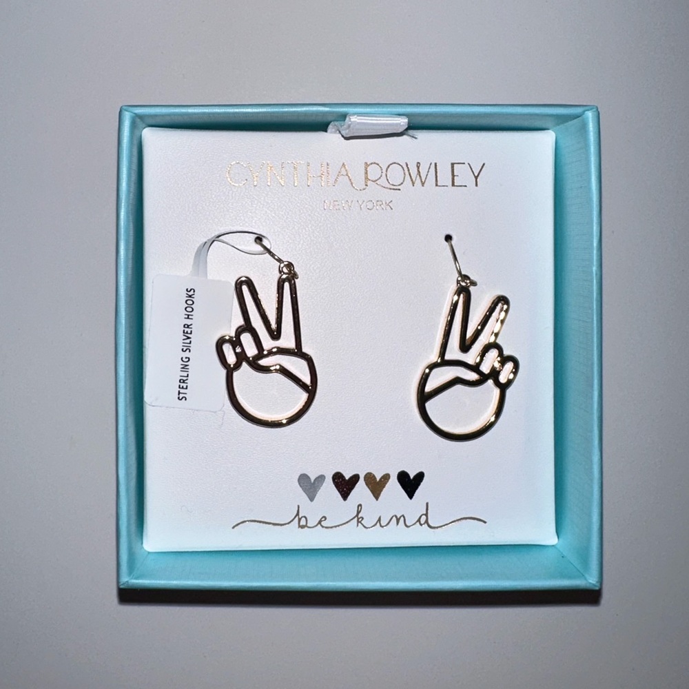 Peace earrings